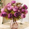 Artifical-flowers-peony-pink-peonies-fake-plants-artificial-the-little-flower-shop-florist-london-uk-delivery-faux-flowers-artificials-vintage-pink-artifical-bouquet-bouquet-2
