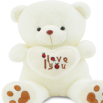 I Love You Teddy Bear - White